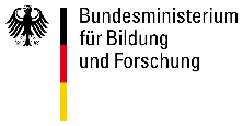 Logo des Bundesministerium für Bildung und Foschung (Bundesadler und Deutschlandfarben).