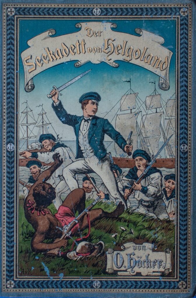 Das Titelbild des Buches "Der Seekadett von Helgoland"
